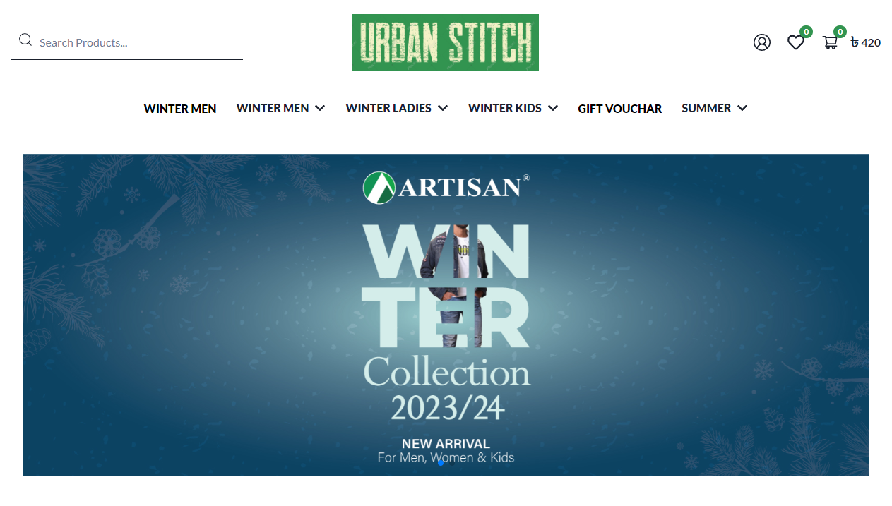 Artisan - E-commerce Website Clone picture